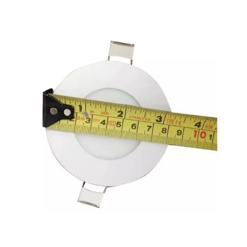 Panel Led slim redondo para empotrar 3watts Blanco Frío - Wattko